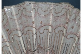 Grand ballon rose, éventail vers 1920-25