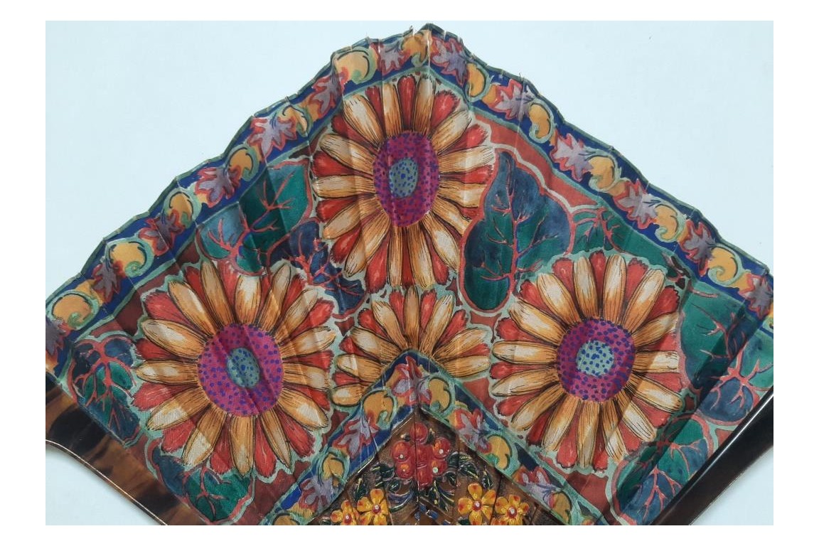 Les tournesols, éventail vers 1925