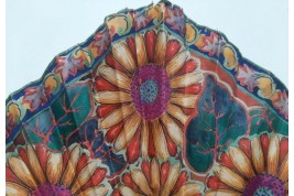 Les tournesols, éventail vers 1925