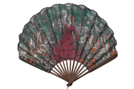 The kiss, Art Deco fan ?