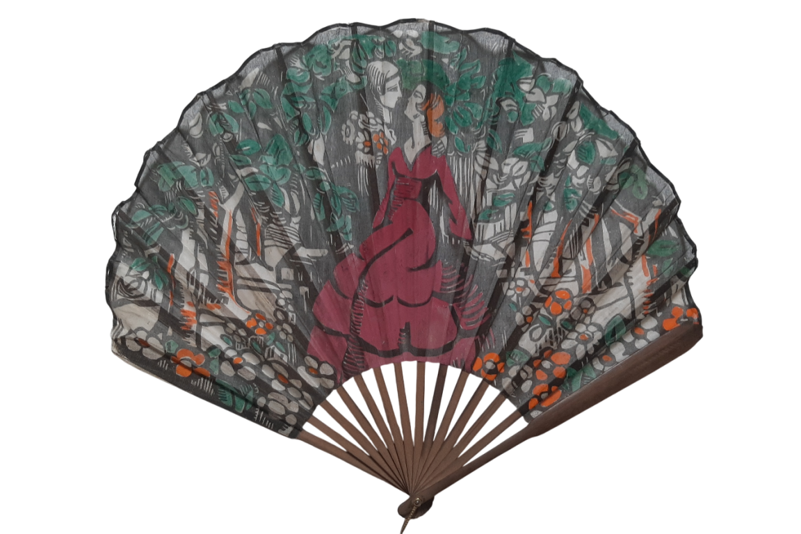 The kiss, Art Deco fan ?