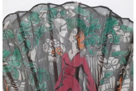 The kiss, Art Deco fan ?