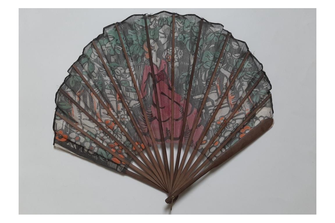 The kiss, Art Deco fan ?