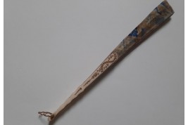 Pink flowers, Art deco fan