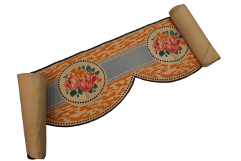 Frise murale, papier peint vers 1920