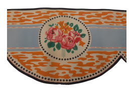 Frise murale, papier peint vers 1920