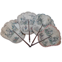 From China to Transylvania... folk fixed fans, 18th century