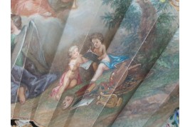 Louis XV giving peace to Europe, fan circa 1860-65