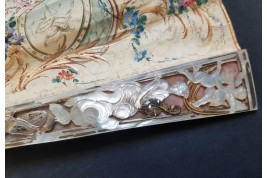 Louis XV giving peace to Europe, fan circa 1860-65