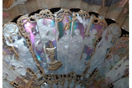 Louis XV giving peace to Europe, fan circa 1860-65