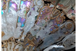 Louis XV giving peace to Europe, fan circa 1860-65