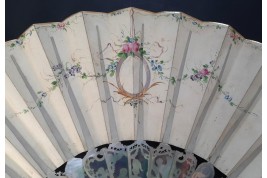 Louis XV giving peace to Europe, fan circa 1860-65