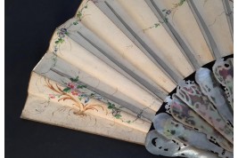 Louis XV giving peace to Europe, fan circa 1860-65