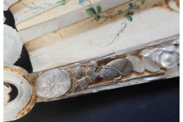 Louis XV giving peace to Europe, fan circa 1860-65