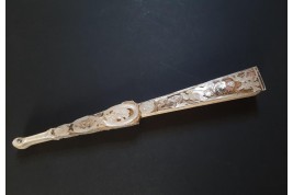 Louis XV giving peace to Europe, fan circa 1860-65