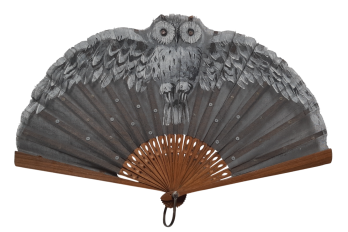 Le Hibou de Liberty & Co, éventail vers 1909