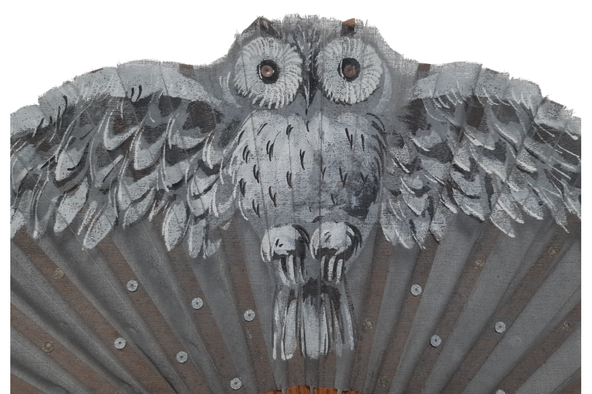 Le Hibou de Liberty & Co, éventail vers 1909