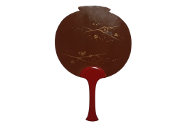 Le faucon japonais, écran période Meiji