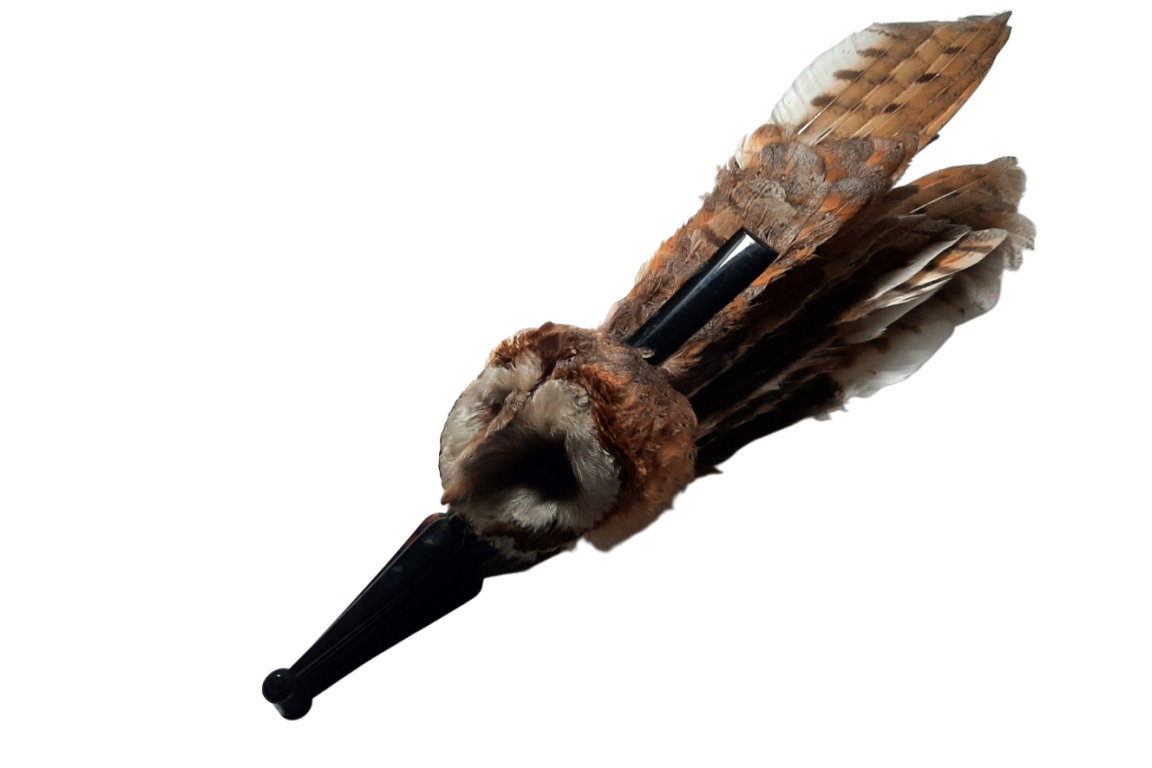 The owl, fan circa 1900