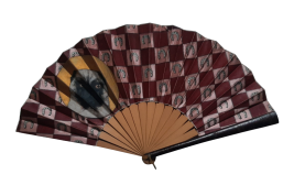 Henri Guérard's pug, Duvelleroy fan circa 1885-95