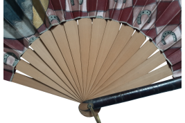 Henri Guérard's pug, Duvelleroy fan circa 1885-95