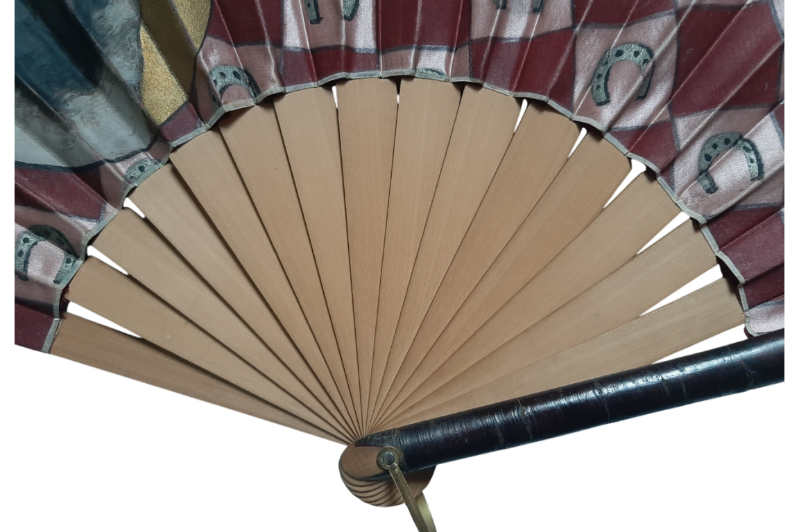 Henri Guérard's pug, Duvelleroy fan circa 1885-95