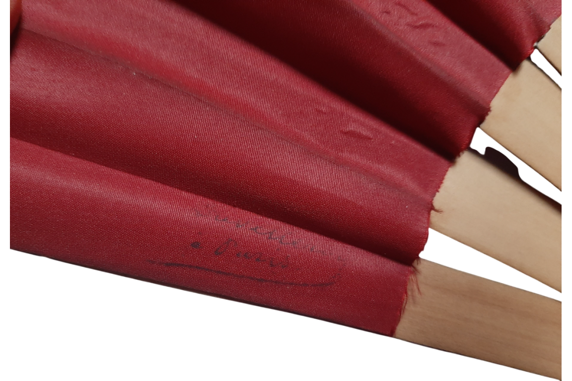 Henri Guérard's pug, Duvelleroy fan circa 1885-95