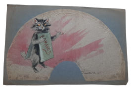 Romano's cats, fans leafs, circa 1900-1920