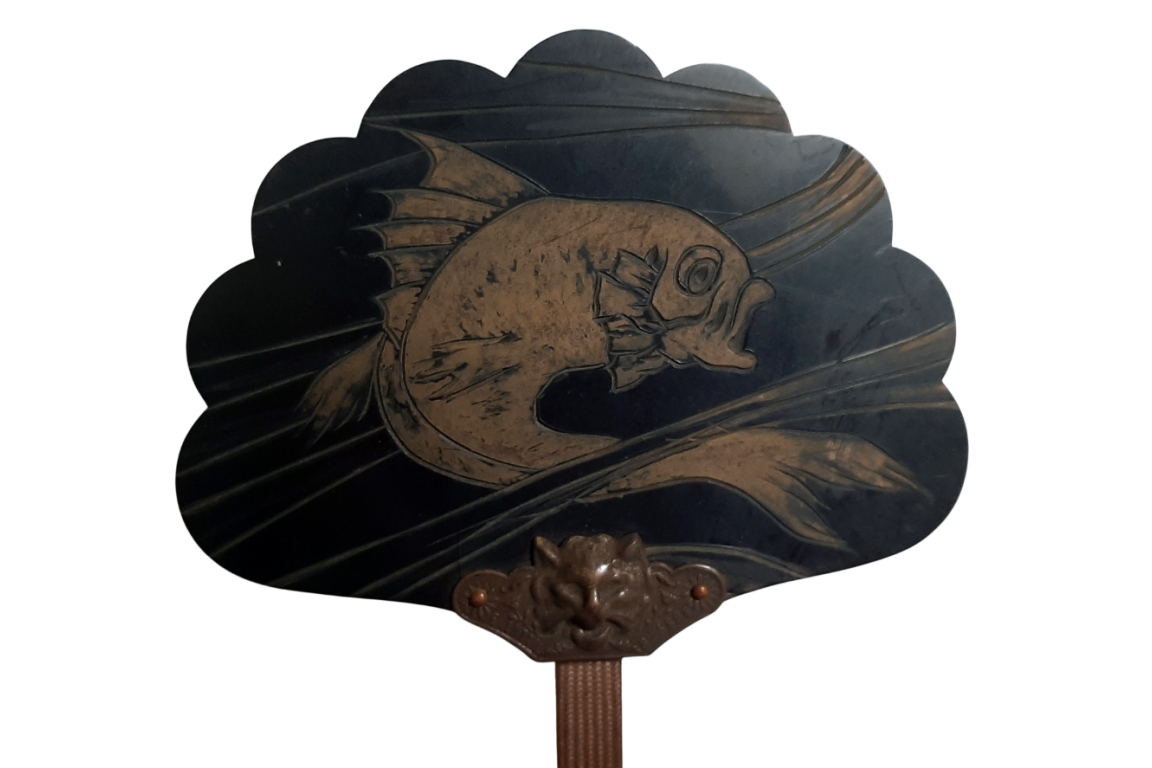 Poisson de René de Garam, écran Art déco