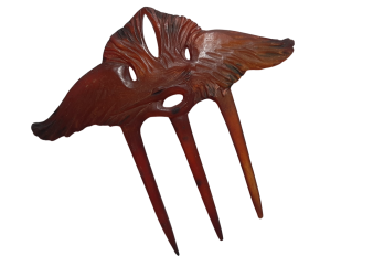 Heron, Art Nouveau comb