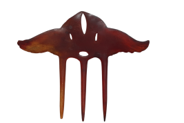 Héron, peigne Art Nouveau