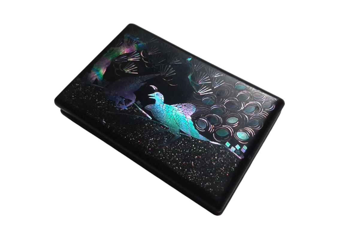 Les paons, Japon ère Meiji.