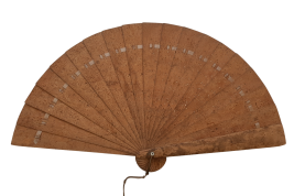 Cork insects, late 19th century fan