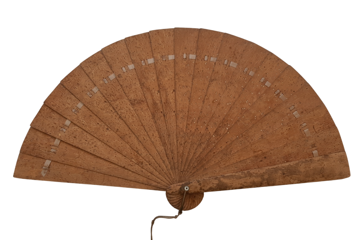 Cork insects, late 19th century fan