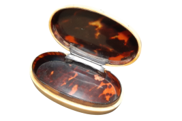 Les chevaux de Poséidon et Amphitrite, tabatière 18e siècle