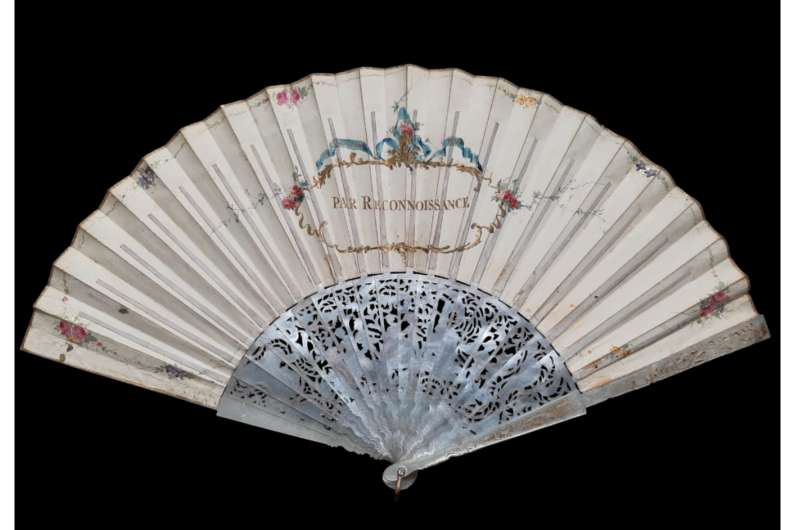 Iphigenia's gratitude for a doe, fan circa 1750