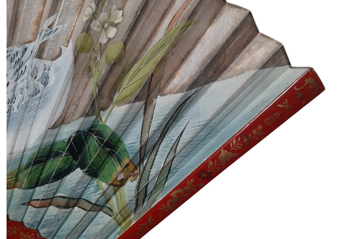 The White Duck, Chinese fan, circa 1800–1820
