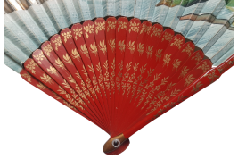 The White Duck, Chinese fan, circa 1800–1820