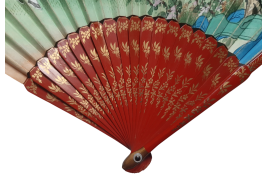 The White Duck, Chinese fan, circa 1800–1820