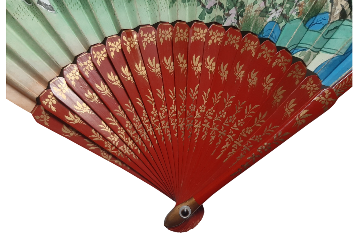 The White Duck, Chinese fan, circa 1800–1820