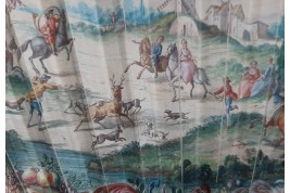 La chasse, éventail pastichant le XVIIIe siècle