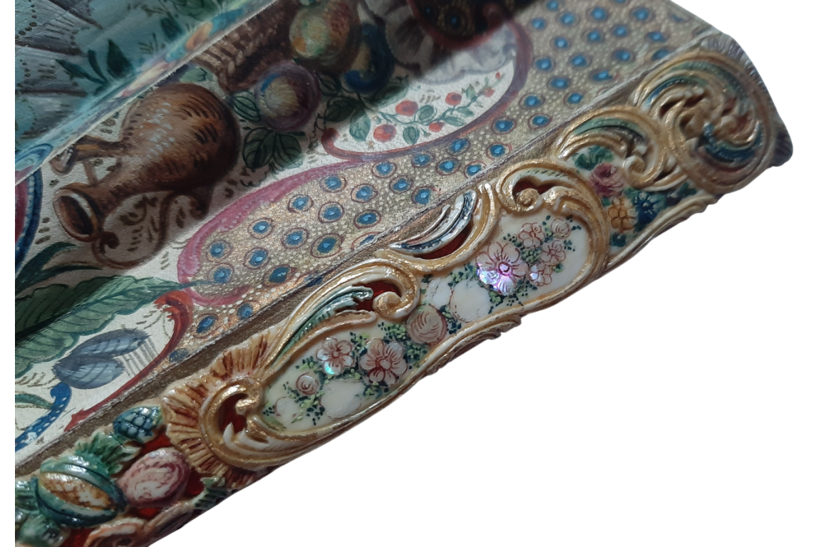 Hunting, fan imitating the 18th century