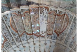 Hunting, fan imitating the 18th century