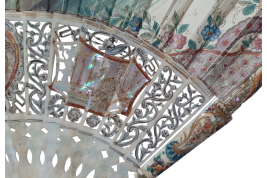 La chasse, éventail pastichant le XVIIIe siècle