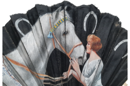 The mare and her rider, fan from 1917