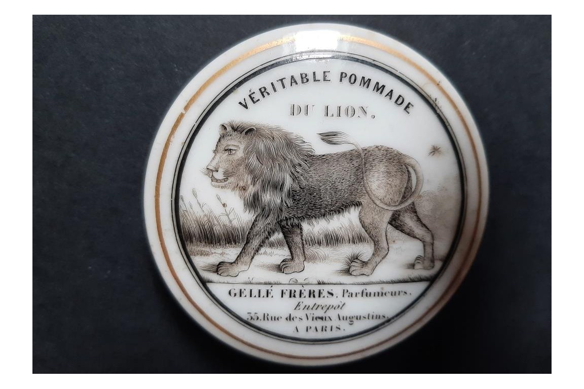 Pommade du Lion, Gellé Frères perfumer, Paris circa 1830
