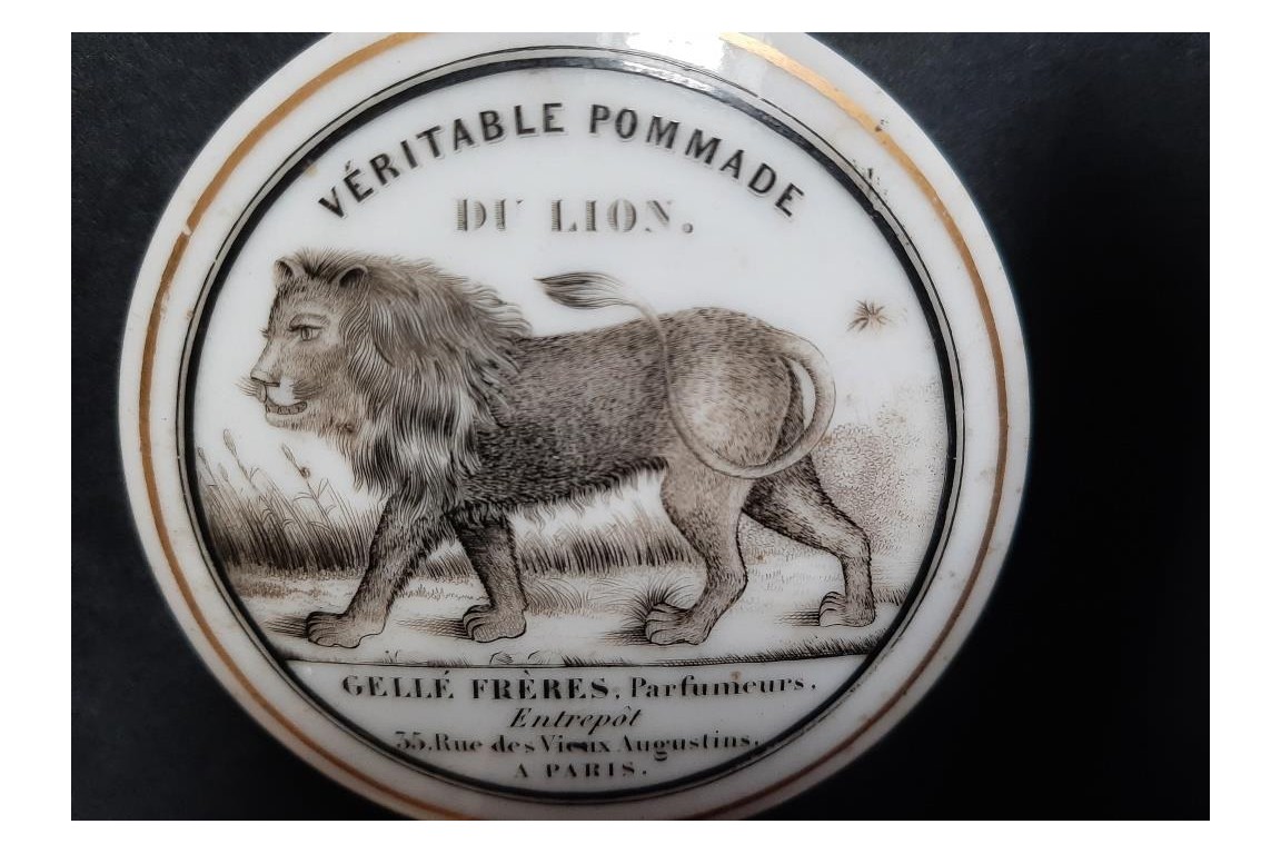 Pommade du Lion, Gellé Frères perfumer, Paris circa 1830