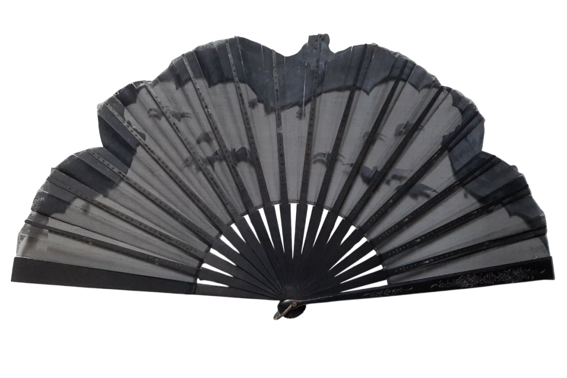 Chauves-souris, éventail vers 1880-90