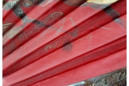 Faisan doré de Ronot-Tutin, éventail vers 1890-1900