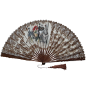 Elegant carriage, late 19th century fan